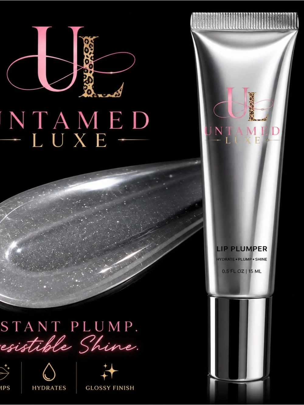 Lip Plumper — Clear Glossy Shine